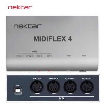 Interfaccia MIDI/USB Nektar MIDIFLEX 4