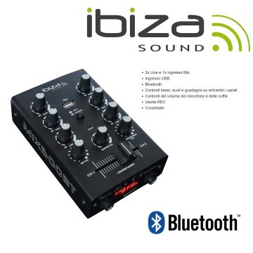 Mixer Ibiza Sound MIX500BT bluetooth