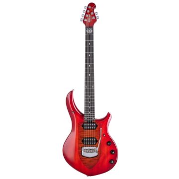 Chitarra elettrica 7 corde Music Man Majesty red sunrise con custodia