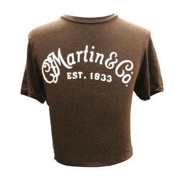 T-Shirt Martin Basic heather brown L