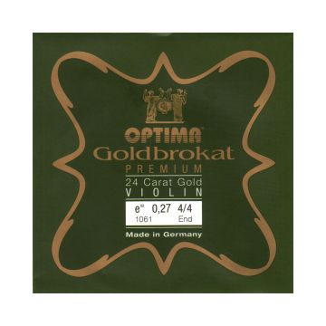 Corda Violino 4/4 Optima 1061 MI carat gold 0,27 pallino 