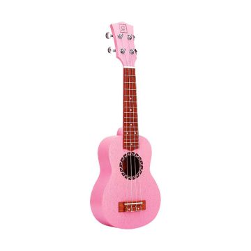 Ukulele soprano Oqan QUK-WAILELE pink con borsa 