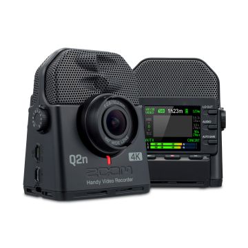 Zoom Q2N-4K Videocamera 4K con microfono stereo X Y