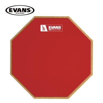 Allenatore 12" Evans RF12G-RED Real Feel ottagonale