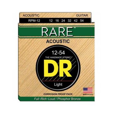 Corde Acustica DR RPM-12 Rare phosphor bronze 12-54