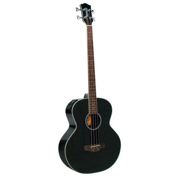 Basso Acustico Elettrificato 4 corde Richwood RB-60-EBK nero