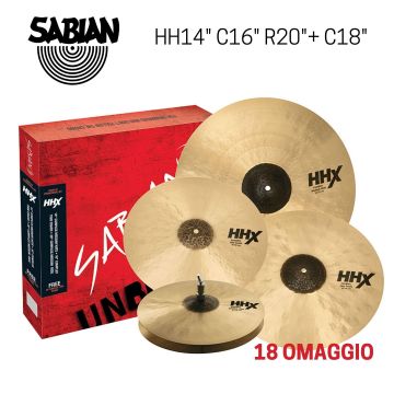 Sabian HHX Complex Promotional Set HH14/C16/18/R20"