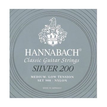 Corde chitarra classica Hannabach Silver 200 900 medium low