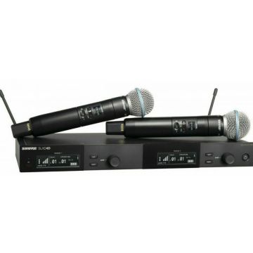 Radiomicrofono doppio palmare Shure SLXD24DE/B58-J53
