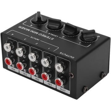 Stereo mini mixer Professional Audio Series 4 canali