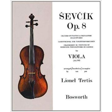 Sevcik Op. 8 per viola Changes position e preparatory scale studies
