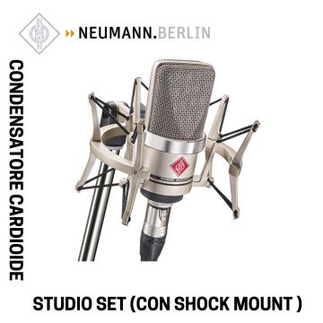 Microfono Neumann TLM102 STUDIO SET con sospensione elastica EA4