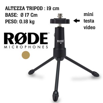 Supporto Microfono da tavolo Rode TRIPOD