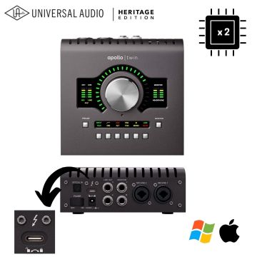Scheda Audio Universal Audio APOLLO TWIN X DUO Heritage edition