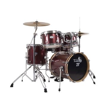 Batteria Tamburo T5 16" 5pz hardware e sgabello RED SPARKLE