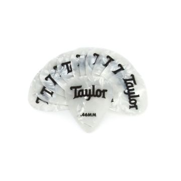 Blister plettri Taylor 80712 Premium 351 12pz white pearl .46mm