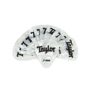 Blister plettri Taylor 80713 Premium 351 12pz white pearl .71mm