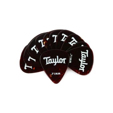 Blister plettri Taylor 80775 Premium 351 12pz tortoise shell .71mm