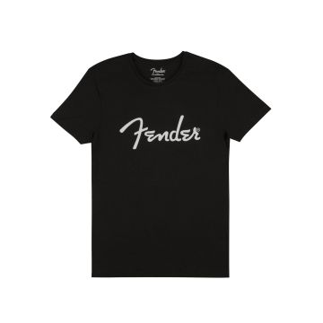 T-Shirt Fender logo spaghetti nera S