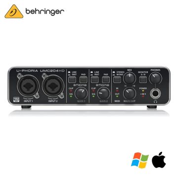 Scheda audio Behringer U-Phoria UMC204HD