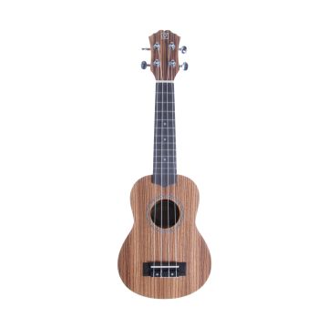 Oqan QUK-15SZ ukulele soprano legno zebrato manico rosewood