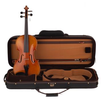 Viola 16" cm 40,5 Yibo Stradivari abete fondo unico custodia e arco pronta all'usoViola 16" cm 40,5 Yibo Stradivari abete fondo unico custodia e arco pronta all'usoViola 16" cm 40,5 Yibo Stradivari abete fondo unico custodia e arco pronta all'uso