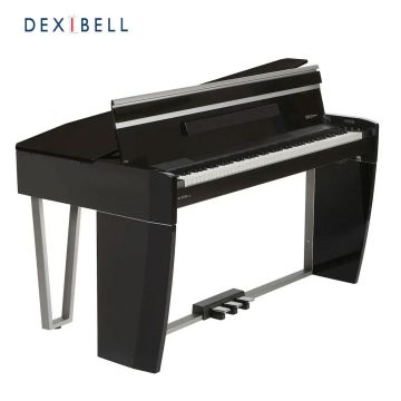 Piano Digitale a coda Dexibell VIVO H10 MG BKP con mobile nero lucido