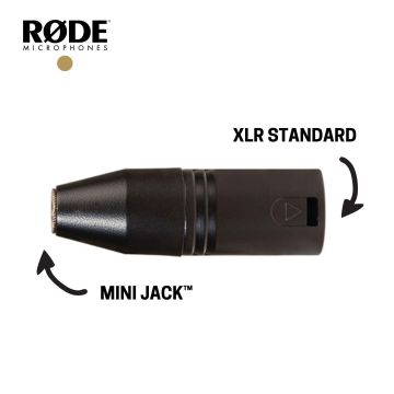 Rode Adattatore VXLR jack 3.5 mm Femmina  - XLR maschio per VideoMic