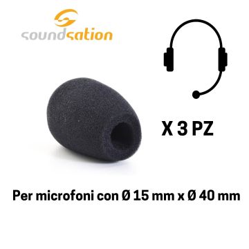 Antivento Soundsation W-50 PCM D 2cm L 5cm conf.3pz