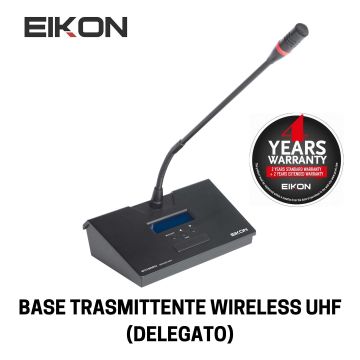 Microfono da tavolo wireless Eikon WCS1000DV2 delegato