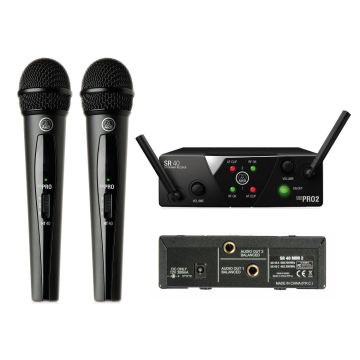 Radiomicrofono doppio palmare AKG WMS40 Mini Dual