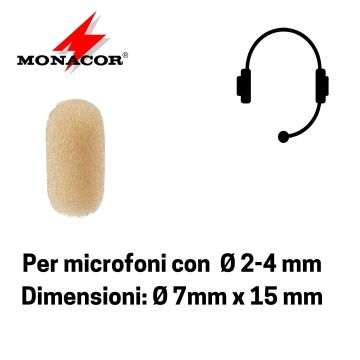 Antivento MONACOR WS200/SK  7x15mm - 2/4Ø