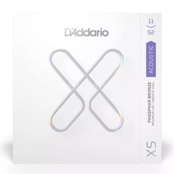 Corde Acustica D`Addario XSAPB1152 XS Phosphor Bronze custom light 11-52