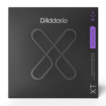 Corde Acustica D`Addario XTAPB1152 XT phosphor bronze custom light 11-52