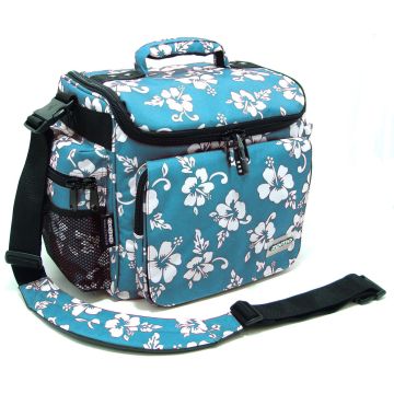 Porta vinili Zomo DJ-Tank nylon flower blue