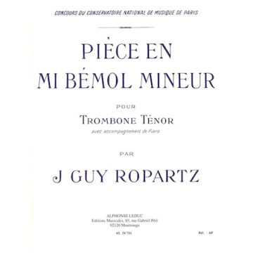 J.G.Ropartz Piece En Mib Mineur 