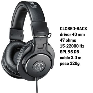 Cuffia Audio-Technica ATH-M30X CLOSED black