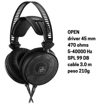 Cuffia Audio-Technica ATH-R70X OPEN black
