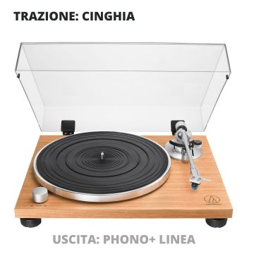 Giradischi Audio Technica AT-LPW30TK cinghia legno