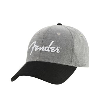 Cappello baseball Fender Hipster dad hat gray/black