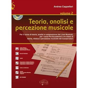 Cappellari Teoria analisi e percezione musicale con cd vol. 2