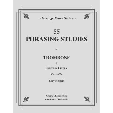 J.Cimera 55 Phrasing Studies for Trombone 