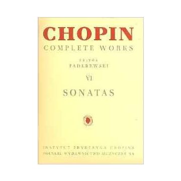 Chopin VI Sonate Editor Paderewski