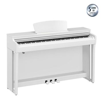 Piano Digitale Yamaha CLP725WH con mobile bianco