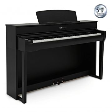 Piano Digitale Yamaha CLP745-B con mobile nero opaco