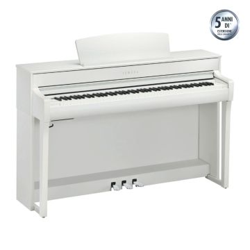 Piano Digitale Yamaha CLP745-WH con mobile bianco opaco