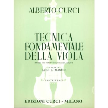 Curci Tecnica fondamentale della viola p arte terza