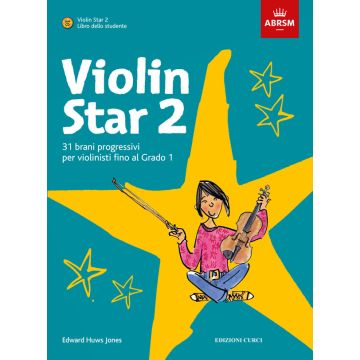 E.H.Jones Violin Star Vol.2 31 brani progressivi con CD per violinisti fino al Grado 1