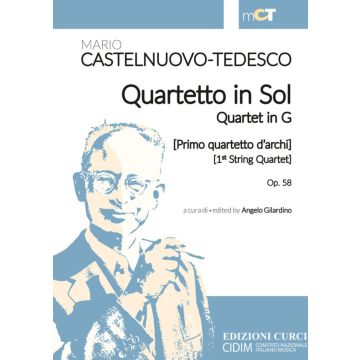 Castelnuovo-Tedesco Primo quartetto d'archi Op.58 EC12185 