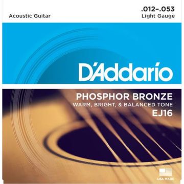 Corde D`Addario Chit.acustica EJ16 